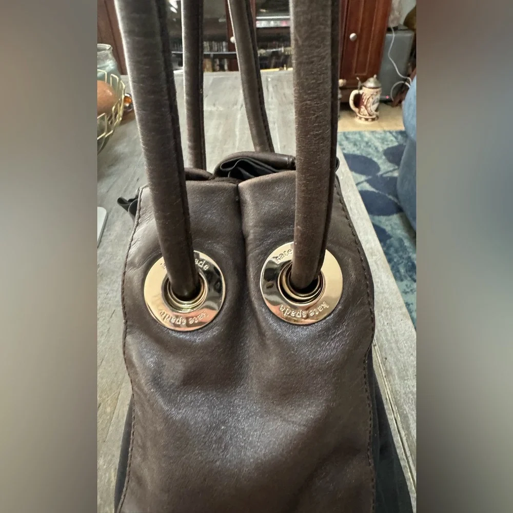 kate spade Brown and Black Hobo Bag